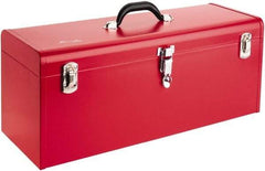 Kennedy - 1 Tray Tool Box - 24-1/8" Wide x 8-5/8" Deep x 9-3/4" High, Steel, Red - Exact Industrial Supply