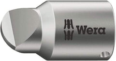 Wera - 1/4" Drive, #0 Point, Standard Slotted Screwdriver Socket - #0 Point - Exact Industrial Supply
