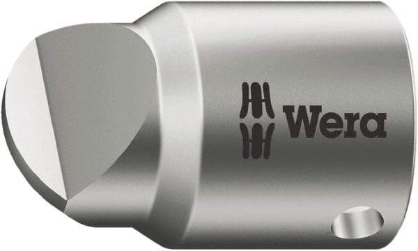 Wera - 1/4" Drive, #5 Point, Standard Slotted Screwdriver Socket - #5 Point - Exact Industrial Supply