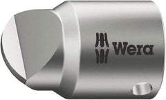 Wera - 1/4" Drive, #4 Point, Standard Slotted Screwdriver Socket - #4 Point - Exact Industrial Supply