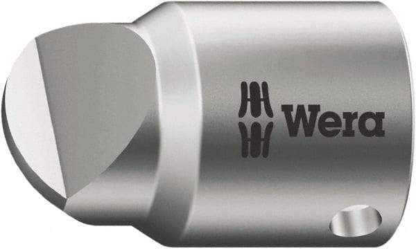 Wera - 1/4" Drive, #3 Point, Standard Slotted Screwdriver Socket - #3 Point - Exact Industrial Supply