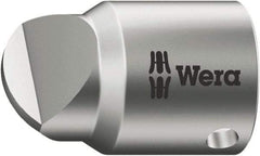 Wera - 1/4" Drive, #3 Point, Standard Slotted Screwdriver Socket - #3 Point - Exact Industrial Supply