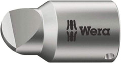 Wera - 1/4" Drive, #4 Point, Standard Slotted Screwdriver Socket - #4 Point - Exact Industrial Supply
