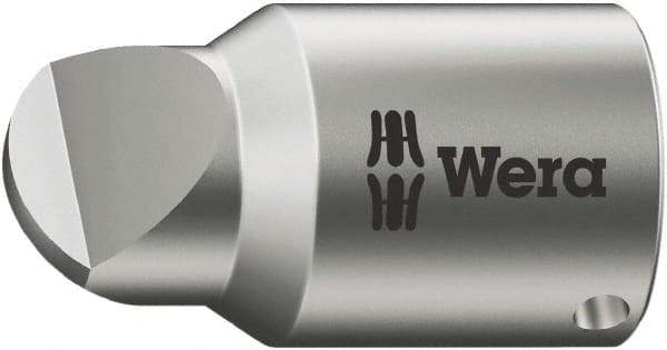 Wera - 1/4" Drive, #1 Point, Standard Slotted Screwdriver Socket - #1 Point - Exact Industrial Supply
