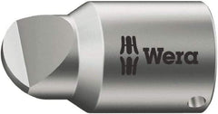 Wera - 1/4" Drive, #1 Point, Standard Slotted Screwdriver Socket - #1 Point - Exact Industrial Supply