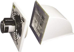 Schaefer Ventilation Equipment - 20" Blade, Direct Drive, 1/2 hp, 4,790 CFM, TEAO Exhaust Fan - 21-1/4" Opening Height x 21-1/4" Opening Width, 1.2 Amp, 230/460 Volt, 1 Speed, Three Phase - Exact Industrial Supply