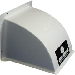 Schaefer Ventilation Equipment - Fan Weather Hood - For Exhaust Fans or Central Dust Collection Systems - Exact Industrial Supply
