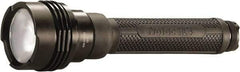 Streamlight - White LED Bulb, 2,200 Lumens, Industrial/Tactical Flashlight - Black Aluminum Body, 4 CR123A Lithium Batteries Included - Exact Industrial Supply