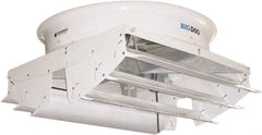 Schaefer Ventilation Equipment - 72" Blade, 3 hp, 10,000 & 64,500 CFM, Variable Speed Industrial Circulation Fan - Fan Head Only, 1 Speed - Exact Industrial Supply