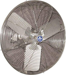 Schaefer Ventilation Equipment - 30" Blade, 1/2 hp, 10,650 CFM, Industrial Circulation Fan - Fan Head Only, 1 Speed - Exact Industrial Supply