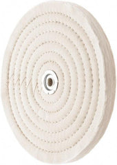 Value Collection - 10" Diam x 3/4" Thick Unmounted Buffing Wheel - 60 Ply, Polishing, 1" Arbor Hole, Medium Density - Exact Industrial Supply