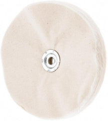 Value Collection - 8" Diam x 1/2" Thick Unmounted Buffing Wheel - 50 Ply, Polishing, 1" Arbor Hole, Soft Density - Exact Industrial Supply