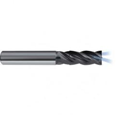 16mm Dia. - 92mm OAL - 4 FL Variable Helix Nano-A Carbide End Mill - Exact Industrial Supply