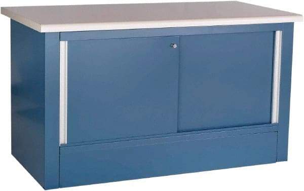 Rousseau Metal - 60 Wide x 30" Deep x 34" High, Plastic Laminate Workbench - Fixed Legs - Exact Industrial Supply