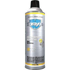 Sprayon - 13.75 oz Aerosol Aluminum General Purpose Grease - Red, 480°F Max Temp, NLGIG 2, - Exact Industrial Supply