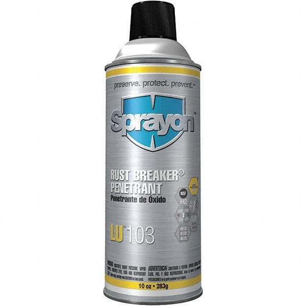 Sprayon - 14 oz Rust Solvent/Penetrant - Comes in Can - Exact Industrial Supply