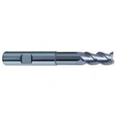20mm Dia. - 126mm OAL - 3 FL Variable Helix Bright Carbide End Mill - Exact Industrial Supply