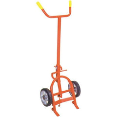 Wesco Industrial Products - 1,000 Lb Load Capacity, 55 & 85 Gal Drum Truck - 24-1/2" Wide x 61" High, 2 Steel Wheels - Exact Industrial Supply