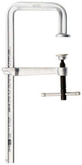 Bessey - 4-3/4" Deep Throat, 8" Max Capacity, Step Over Sliding Arm Clamp - 880 Lb Clamping Pressure, 5/8" Spindle Diam - Exact Industrial Supply