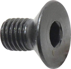 Holo-Krome - M12x1.75 Metric Coarse Hex Socket Drive, 90° Flat Screw - Grade 12.9 Alloy Steel, Black Oxide Finish, Fully Threaded, 20mm OAL - Exact Industrial Supply