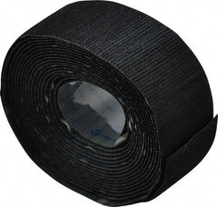 VELCRO Brand - 2" Wide x 5 Yd Long Adhesive Backed Hook Roll - Continuous Roll, Black - Exact Industrial Supply