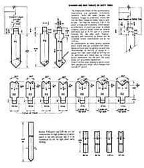 Made in USA - 20 Gauge, Press Brake Punch and Die Set - 20 Ft. Punch and Die Length - Exact Industrial Supply