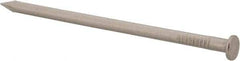 Made in USA - 16D, 8 Gauge, 3-1/2" OAL Common Nails - Smooth Shank, T304 Stainless Steel - Exact Industrial Supply