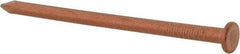Made in USA - 8D, 10 Gauge, 2-1/2" OAL Common Nails - Smooth Shank, Copper - Exact Industrial Supply