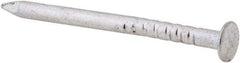 Made in USA - 2D, 15 Gauge, 1" OAL Common Nails - Smooth Shank, Aluminum - Exact Industrial Supply