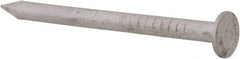 Made in USA - 4D, 12 Gauge, 1-1/2" OAL Common Nails - Smooth Shank, Aluminum - Exact Industrial Supply