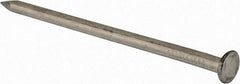 Made in USA - 16D, 8 Gauge, 3-1/2" OAL Common Nails - Smooth Shank, Aluminum - Exact Industrial Supply