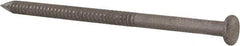 Made in USA - 20D, 6 Gauge, 4" OAL Common Nails - Ring Shank, 316 Stainless Steel - Exact Industrial Supply