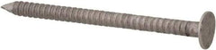 Made in USA - 3D, 14 Gauge, 1-1/4" OAL Common Nails - Ring Shank, 18-8 Stainless Steel - Exact Industrial Supply