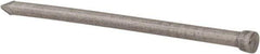 Made in USA - 4D, #15, 1-1/2" OAL Finishing Nails - Smooth Shank, 18-8 Stainless Steel - Exact Industrial Supply
