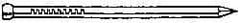 Value Collection - 16D, 11 Gauge, 3-1/2" OAL Finishing Nails - Smooth Shank, Grade 2 Steel, Galvanized Finish - Exact Industrial Supply