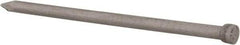 Made in USA - 6D, #13, 2" OAL Finishing Nails - Smooth Shank, 18-8 Stainless Steel - Exact Industrial Supply
