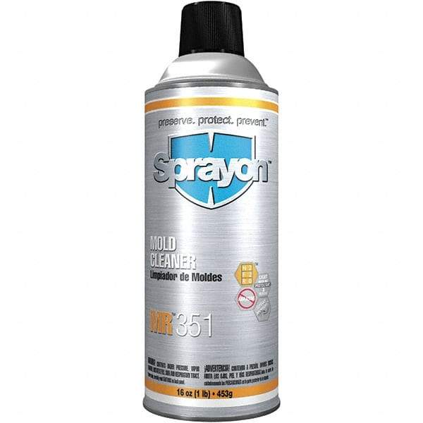 Sprayon - 16 Ounce Aerosol Can, Clear, Mold Cleaner - Exact Industrial Supply