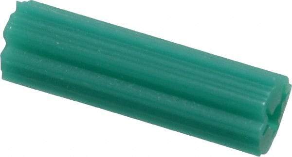 Value Collection - 1/4" Diam, 1/4" Drill, 1" OAL, Plug Concrete Anchor - Plastic - Exact Industrial Supply