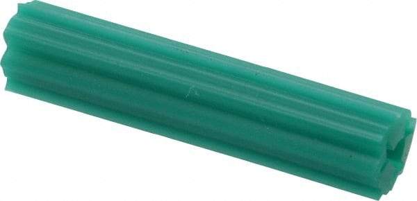 Value Collection - 1/4" Diam, 1/4" Drill, 1-1/4" OAL, Plug Concrete Anchor - Plastic - Exact Industrial Supply