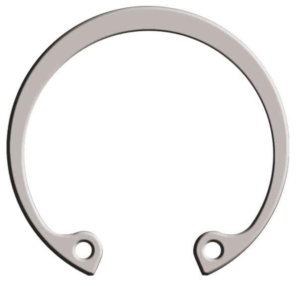 Rotor Clip - 0.05" Thick, Stainless Steel Snap Internal Retaining Ring - 0.056" Groove Width, 0.047" Groove Depth, 1.594" Groove Diam, Grade 15-7 Grade 632 - Exact Industrial Supply