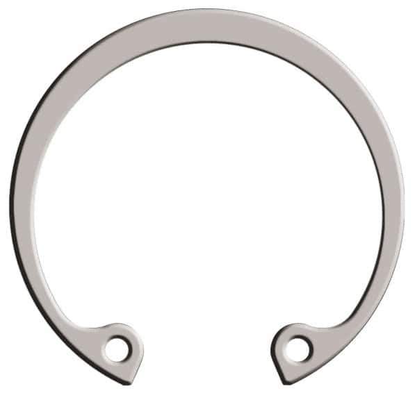 Rotor Clip - 0.078" Thick, Stainless Steel Snap Internal Retaining Ring - 0.086" Groove Width, 0.074" Groove Depth, 2.648" Groove Diam, Grade 15-7 Grade 632 - Exact Industrial Supply