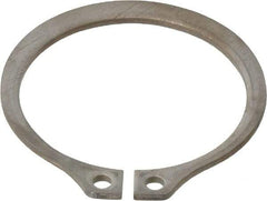 Rotor Clip - 1.118" Groove Diam, 1-3/16" Shaft Diam, Zinc-Plated Stainless Steel, Snap External Retaining Rings - 0.056" Groove Width, 0.035" Groove Depth, 0.05" Ring Thickness, Grade 15-7 Grade 632 - Exact Industrial Supply