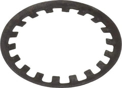 Rotor Clip - 1" Shaft Diam, Phosphate Steel, Self Locking External Retaining Rings - 0.015" Ring Thickness, Grade 1060-1090 - Exact Industrial Supply