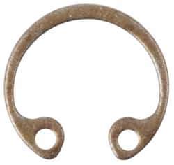 Rotor Clip - 3" Nominal, 0.093" Thick, Phosphate Finish, Spring Steel Snap Internal Retaining Ring - 0.103" Groove Width, 0.091" Groove Depth, 3.135" Groove Diam, Grade 1060-1090 - Exact Industrial Supply