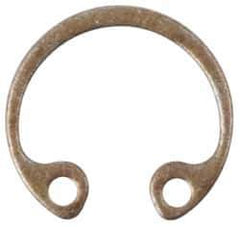 Rotor Clip - 1-1/16" Nominal, 0.05" Thick, Phosphate Finish, Spring Steel Snap Internal Retaining Ring - 0.056" Groove Width, 0.034" Groove Depth, 1.13" Groove Diam, Grade 1060-1090 - Exact Industrial Supply