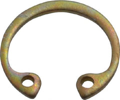 Rotor Clip - 1-7/16" Bore Diam, Spring Steel Internal Snap Retaining Ring - Exact Industrial Supply