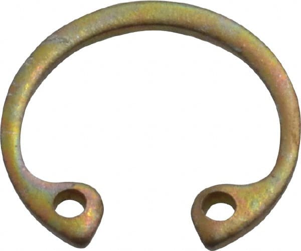 Rotor Clip - 0.777" Bore Diam, Spring Steel Internal Snap Retaining Ring - Exact Industrial Supply