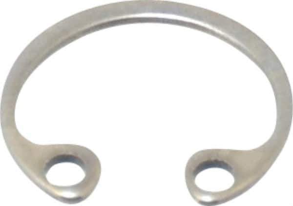 Rotor Clip - 0.015" Thick, Stainless Steel Snap Internal Retaining Ring - 0.02" Groove Width, 0.009" Groove Depth, 0.268" Groove Diam, Grade 15-7 Grade 632 - Exact Industrial Supply
