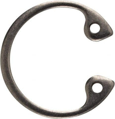Rotor Clip - 0.035" Thick, Stainless Steel Snap Internal Retaining Ring - 0.039" Groove Width, 0.017" Groove Depth, 0.596" Groove Diam, Grade 15-7 Grade 632 - Exact Industrial Supply