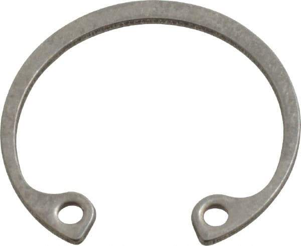 Rotor Clip - 0.035" Thick, Stainless Steel Snap Internal Retaining Ring - 0.039" Groove Width, 0.023" Groove Depth, 0.796" Groove Diam, Grade 15-7 Grade 632 - Exact Industrial Supply